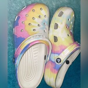 Rainbow Crocs
